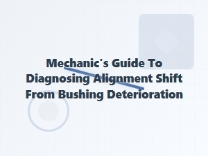 Diagnosing Alignment Issues From Bushing Wear